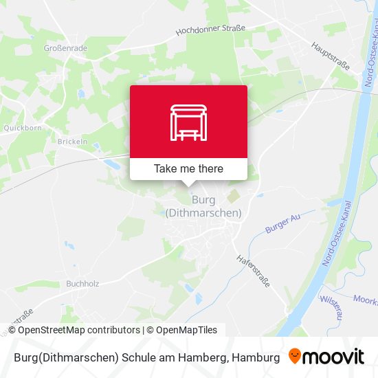 Burg(Dithmarschen) Schule am Hamberg map