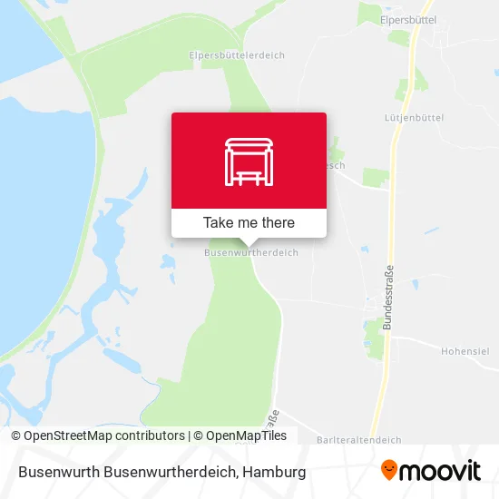Карта Busenwurth Busenwurtherdeich