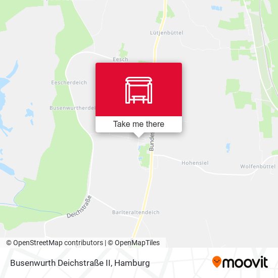 Busenwurth Deichstraße II map