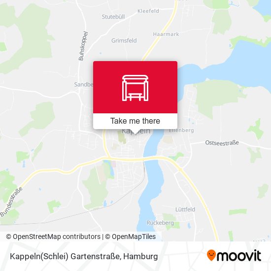 Kappeln(Schlei) Gartenstraße map