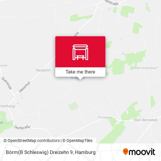 Börm(B Schleswig) Dreizehn 9 map