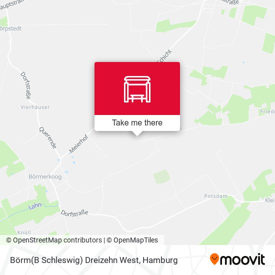 Börm(B Schleswig) Dreizehn West map