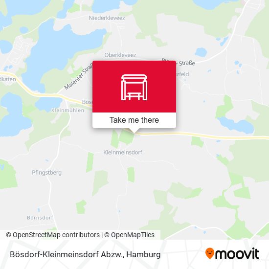 Bösdorf-Kleinmeinsdorf Abzw. map