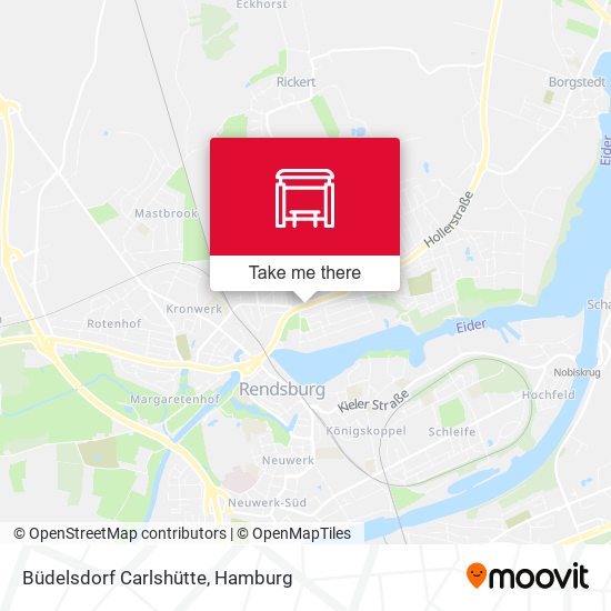 Büdelsdorf Carlshütte map