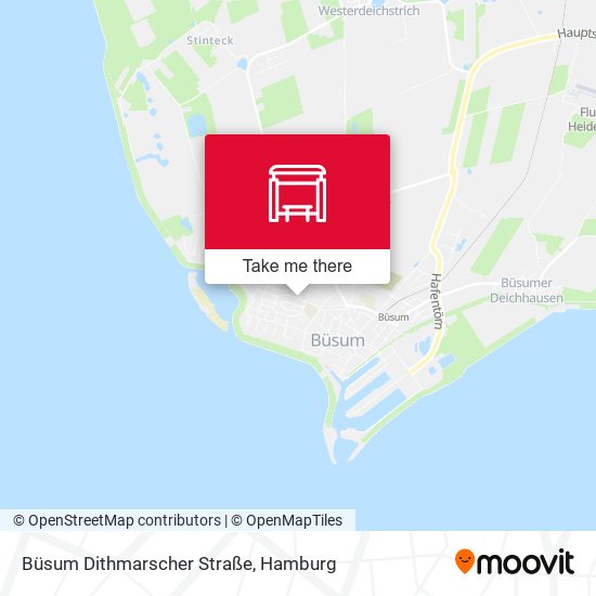 Büsum Dithmarscher Straße map