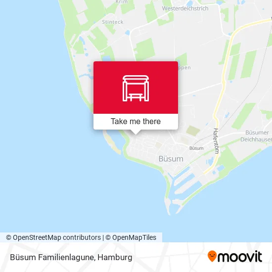 Карта Büsum Familienlagune