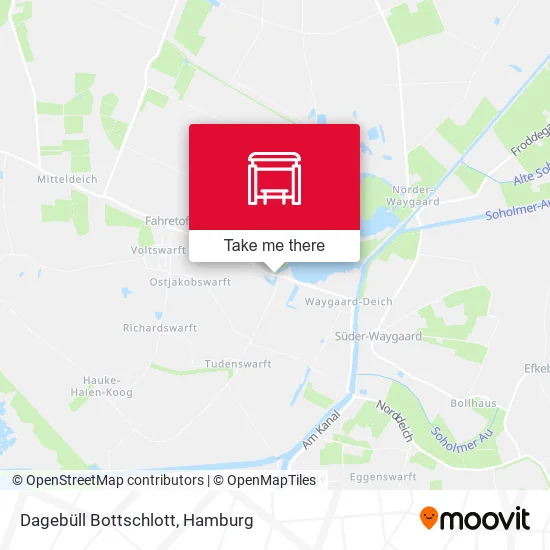 Карта Dagebüll Bottschlott