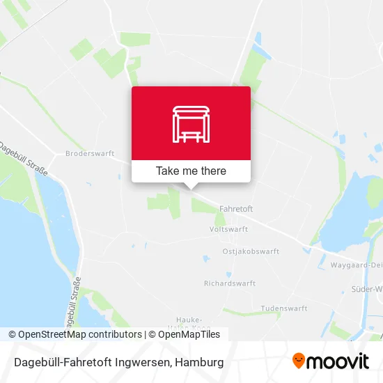 Карта Dagebüll-Fahretoft Ingwersen