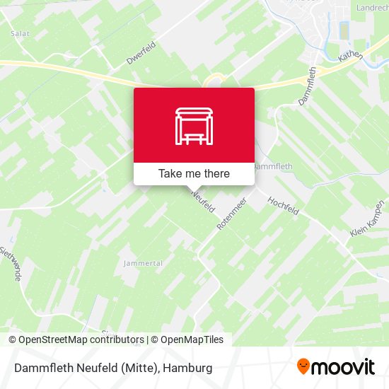 Dammfleth Neufeld (Mitte) map