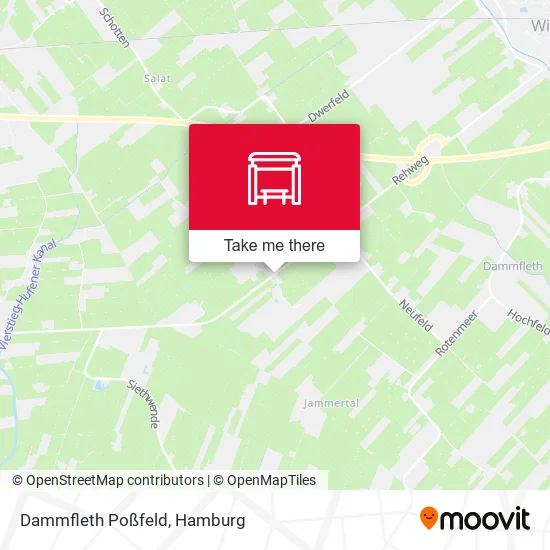 Карта Dammfleth Poßfeld
