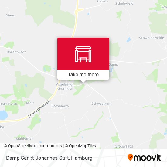 Damp Sankt-Johannes-Stift map