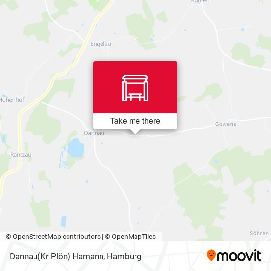 Dannau(Kr Plön) Hamann map
