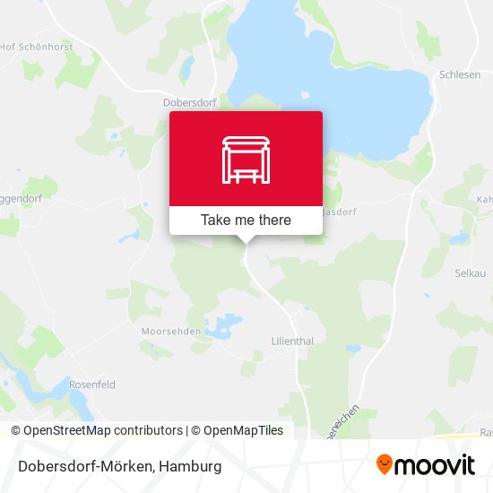 Dobersdorf-Mörken map