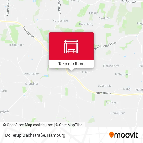 Карта Dollerup Bachstraße