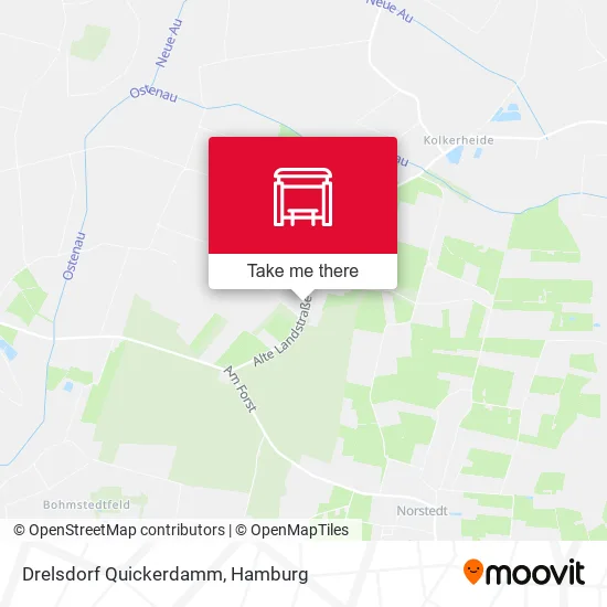 Карта Drelsdorf Quickerdamm