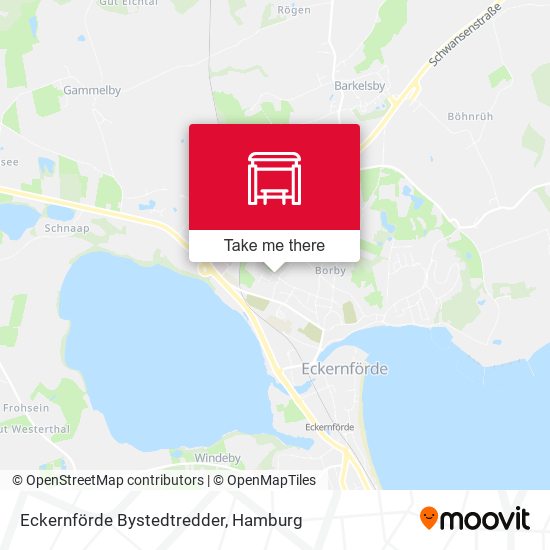 Eckernförde Bystedtredder map