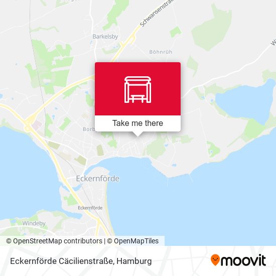 Eckernförde Cäcilienstraße map