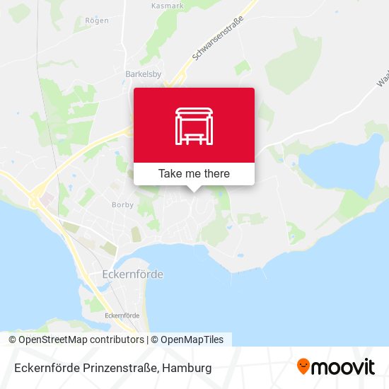 Eckernförde Prinzenstraße map