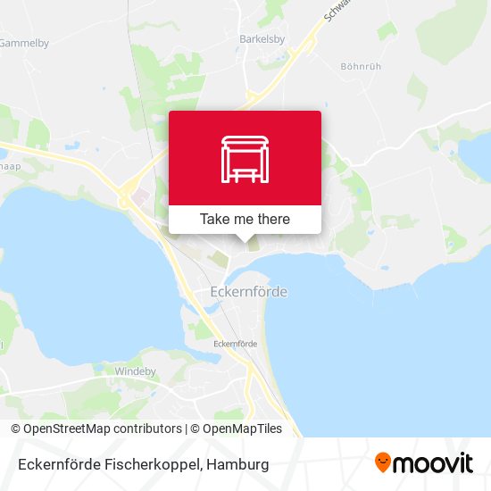 Eckernförde Fischerkoppel map