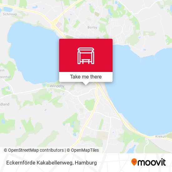 Eckernförde Kakabellenweg map