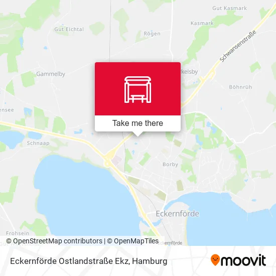 Карта Eckernförde Ostlandstraße Ekz