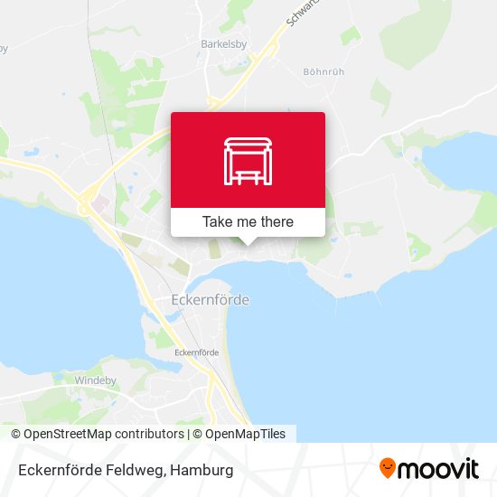 Eckernförde Feldweg map