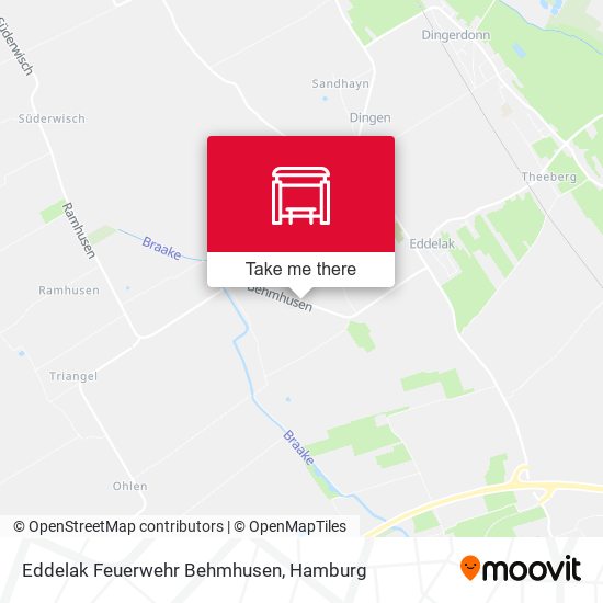 Eddelak Feuerwehr Behmhusen map