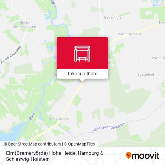 Elm(Bremervörde) Hohe Heide map