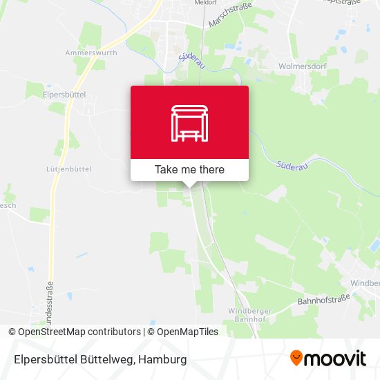 Elpersbüttel Büttelweg map