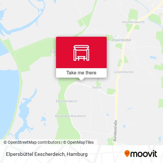 Elpersbüttel Eescherdeich map