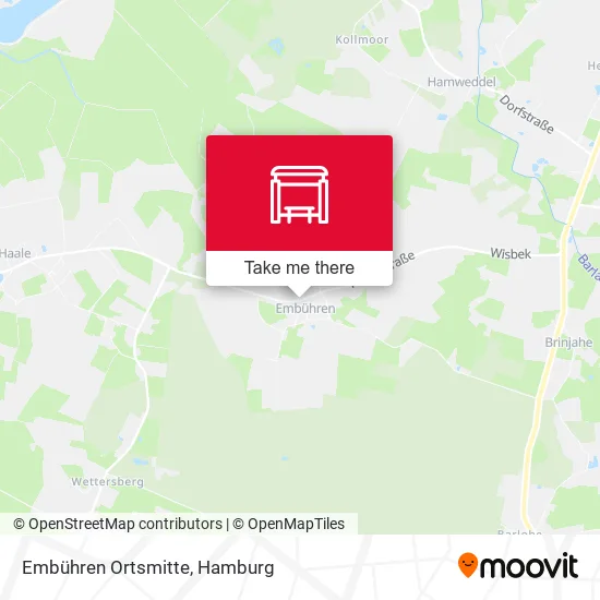 Карта Embühren Ortsmitte