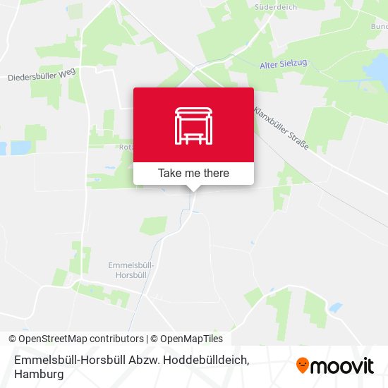 Emmelsbüll-Horsbüll Abzw. Hoddebülldeich map