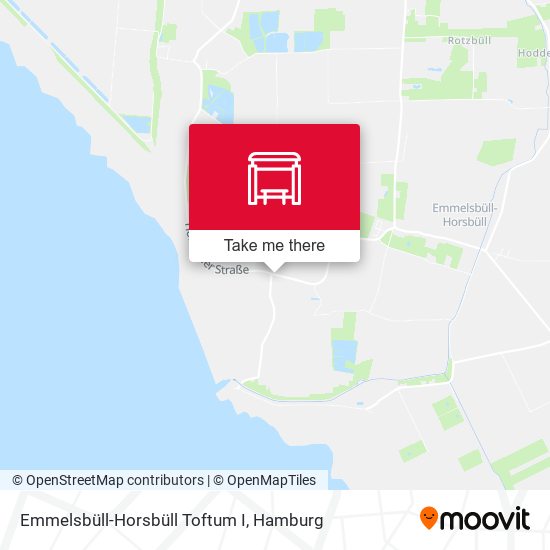 Emmelsbüll-Horsbüll Toftum I map