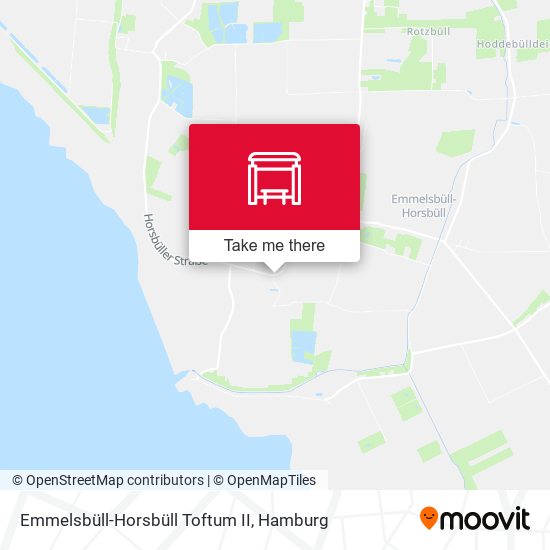 Emmelsbüll-Horsbüll Toftum II map