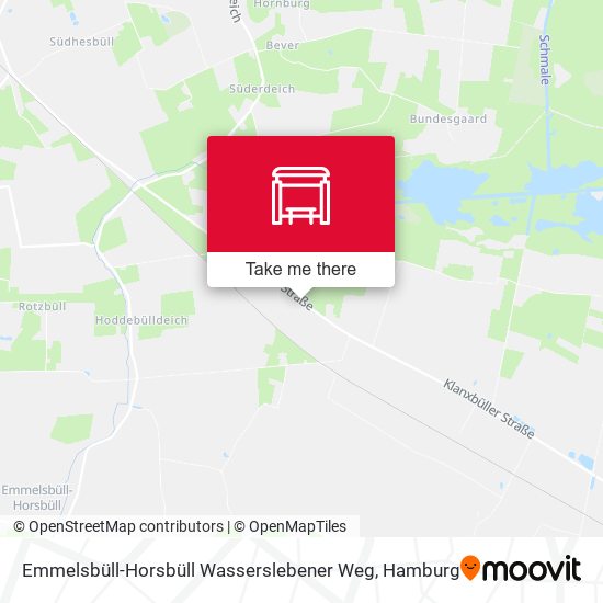 Emmelsbüll-Horsbüll Wasserslebener Weg map