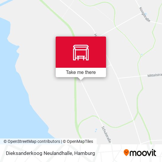 Dieksanderkoog Neulandhalle map