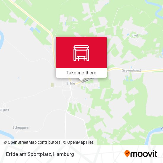 Erfde am Sportplatz map