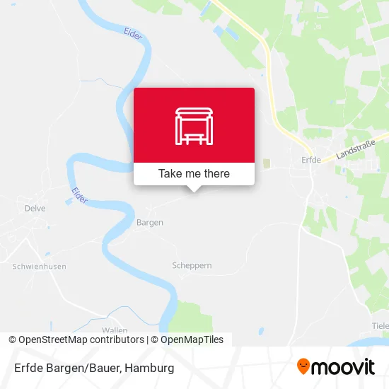 Карта Erfde Bargen/Bauer