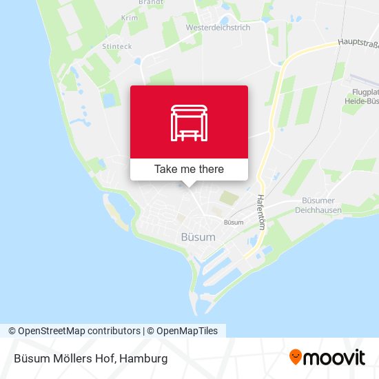 Büsum Möllers Hof map