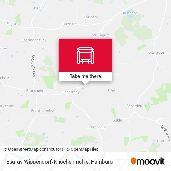 Esgrus Wippendorf/Knochenmühle map
