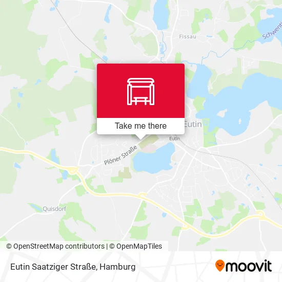 Карта Eutin Saatziger Straße