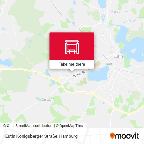 Eutin Königsberger Straße map