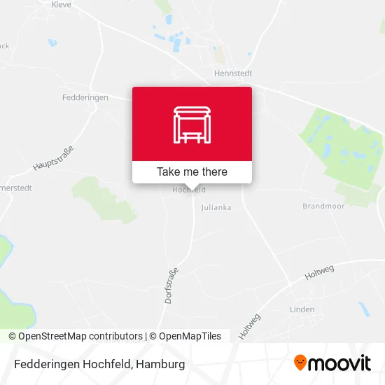 Карта Fedderingen Hochfeld