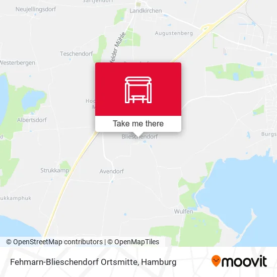 Карта Fehmarn-Blieschendorf Ortsmitte