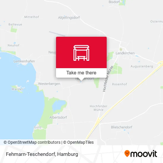 Карта Fehmarn-Teschendorf