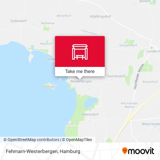 Карта Fehmarn-Westerbergen