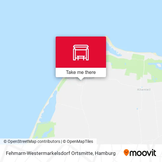 Карта Fehmarn-Westermarkelsdorf Ortsmitte