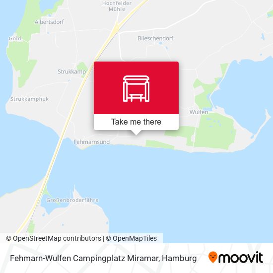 Fehmarn-Wulfen Campingplatz Miramar map