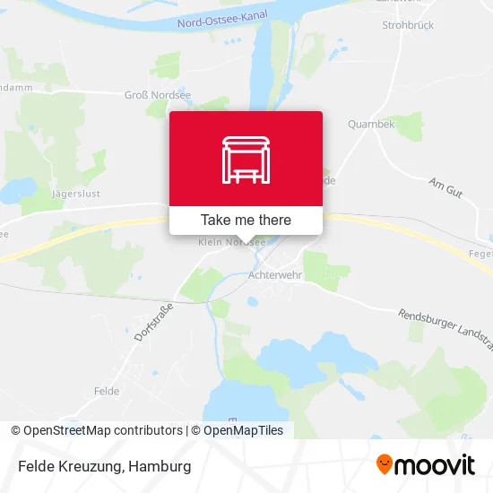 Карта Felde Kreuzung