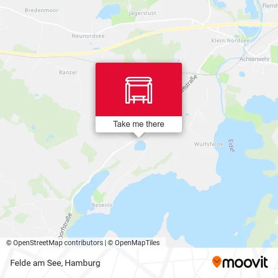 Карта Felde am See